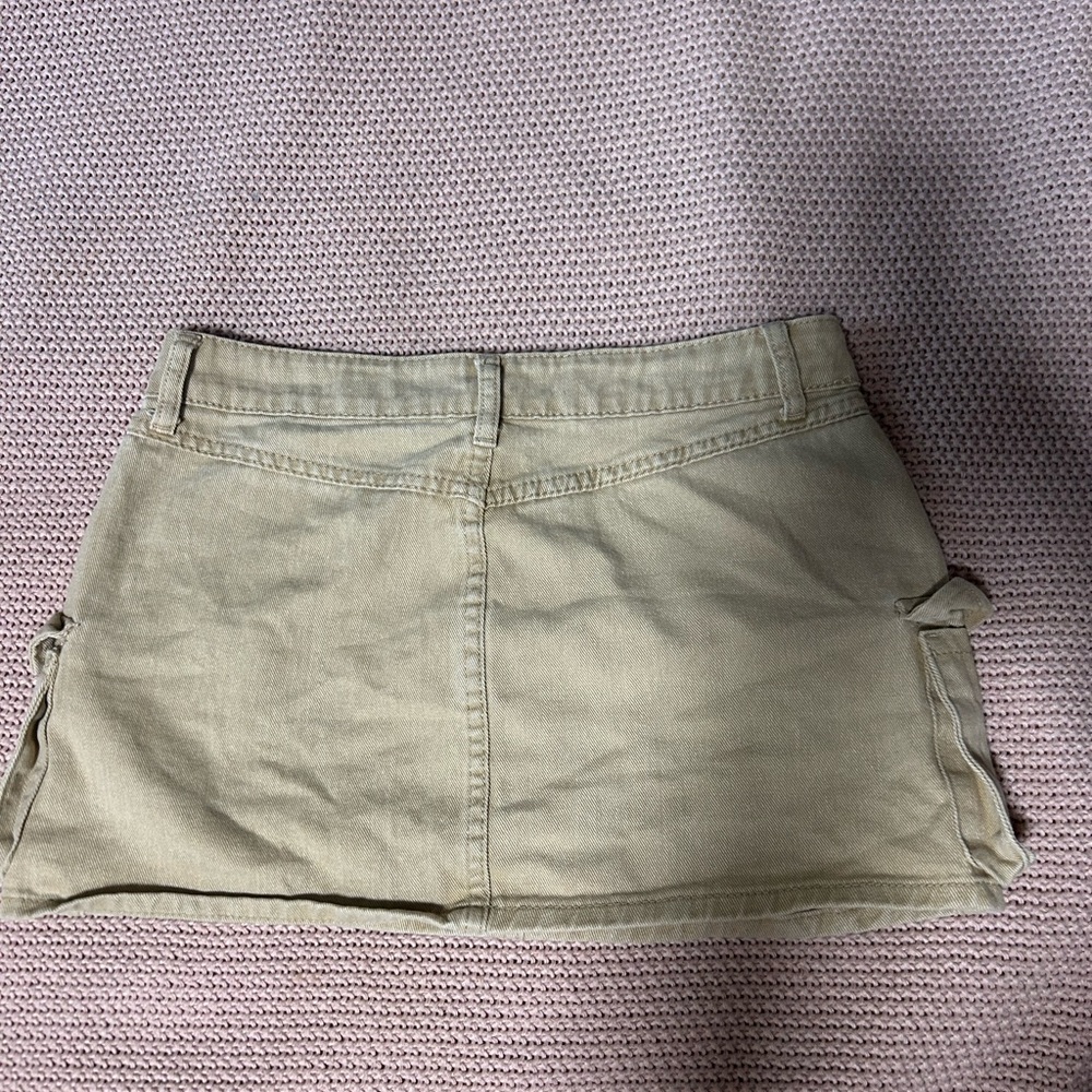 SHEIN Beige Cotton Skirt